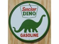 "plaque sinclair dino huile dinosaure tole deco garage usa"
