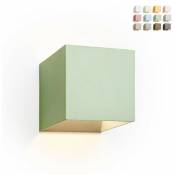 Platodesign - Applique murale cube plafonnier design moderne Cromia | Vert foncé