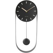 Present Time - Horloge Pendulum Charm Noir - Noir