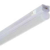 Réglette LED Batten 18W 120cm avec Interrupteur Raccordable Blanc Froid 6500K