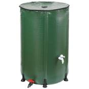 Réservoir / cuve d'eau de pluie pliable Vert 250 Litres