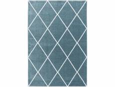 Scandi colors - tapis scandinave coloré - bleu et blanc 080 x 250 cm RIO802504601BLUE