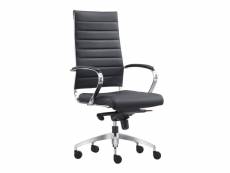 Sedero - chaise de bureau granada noire - 100% cuir
