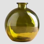 Sklum - Vase en verre recyclé Kimma Vert Feuillage