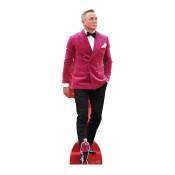 Star Cutouts - Figurine en carton Daniel Craig Veste en velours rouge - Acteur Britannique - Haut 179 cm