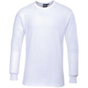 T-shirt Thermique Manches Longues couleur : Blanc taille