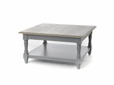 Table basse bois gris