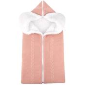 Tricot Sac de Couchage Poussette Sac de Couchage Coton Fauteuil Roulant Enveloppe Couverture -Né Wrap Swaddle