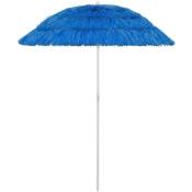 Vidaxl - Parasol de plage Hawaii Bleu 180 cm