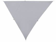 Voile ombrage triangle 300 x 300 x 300 cm gris lukka
