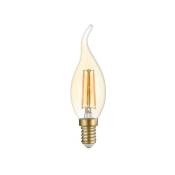 Ampoule led C35 Flamme Coup de Vent Filament 4W Golden
