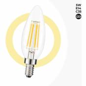 Ampoule led E14 5W Filament Clear Blanc Extra Chaud