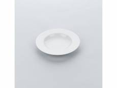 Assiette creuse porcelaine blanche apulia ø 225 à 270 mm - lot de 6 - stalgast - 230 - porcelaine x35mm