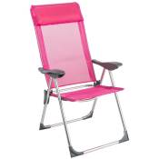 Betoys - Fauteuil chaise pliante de camping Aloe 5 Positions Rose - Be Toys - Rose