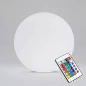 Boule led lumineux 40 cm - Coque blancheMode (on) : Multicolore, 16 teintes