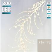 Branche de saule pleureur avec 300 LED - 180 cm intérieur