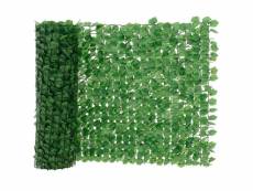Clôture avec feuilles brise vue brise polyester plastique