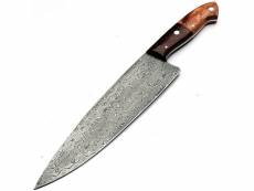 Couteau avec lame de 22 cm en acier marron