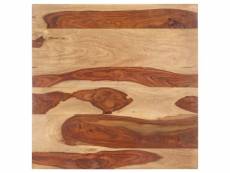 Dessus de table bois solide 25-27 mm 70x70 cm