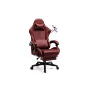 Gtplayer - Chaise Gaming Repose-Pieds Haut-Parleur