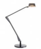 Lampe de table Aledin DEC / LED - Diffuseur rond - Kartell gris en plastique