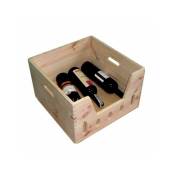 Machieraldo - Container Cesta Legno Bottle 38X37 h 25