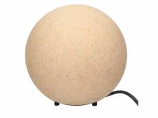 Ml-design globe lumineux aspect pierre, ø 20 cm, 25w,