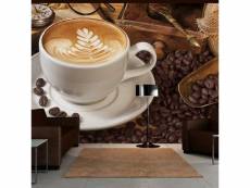 Papier peint intissé motifs de cuisine peut-être le café? Taille 300 x 231 cm PD14219-300-231