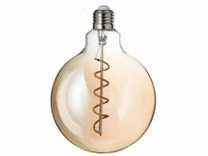Paris prix - ampoule à led design "spiral" 13cm ambre