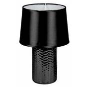 Paris Prix - Lampe à Poser Design effet Tressé 30cm Noir