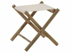 Paris prix - tabouret pliable bambou "stool" 40cm naturel