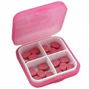 Sensail Organisateur de voyage portable Rappel de prescription et de médicament Pill Box Poche Distributeur de boîte à pilules Récipient de vis de bij