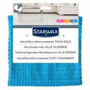 Serpillère microfibre désincrustante Starwax bleu