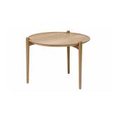 Table basse ronde en chêne 60 cm Aria - Design House