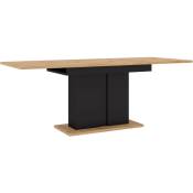 Table extensible NUKA I 140 - 200 cm chêne artisanal