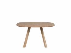 Tablo - table à manger de forme organique en bois 130x130cm - couleur - bois clair 06904541