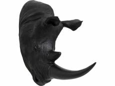 "tête rhino antique noire"
