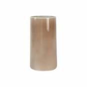 Vase Maguelone / Ø13 x H 28 cm - Grès fait main - Jars Céramistes rose en céramique