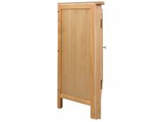 Vidaxl armoire d'angle 59 x 45 x 80 cm bois de chêne