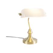 Banker - Lampe de notaire - 1 lumière - l 265 mm - Doré - Classique/Antique - éclairage intérieur - Salon i Chambre - Doré - Qazqa
