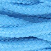 Câble textile soie torsadé - 3m - Turquoise