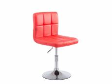 Chaise lounge palma v2 similicuir , rouge