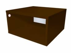 Cube de rangement bois 50x50 cm 50x50 wengé CUBE50-W