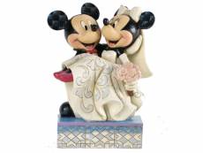 Figurine félicitation mickey et minnie mariage
