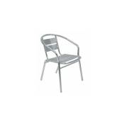 Iperbriko - Chaise de bar de jardin en aluminium pour