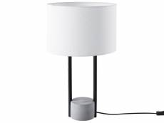 Lampe de table blanche 60 cm remus 129288
