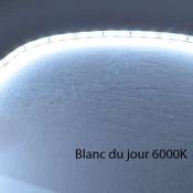 Leclubled - Ruban led Blanc 60 LED/m 4,8W/m IP20 1m - Blanc du Jour 6000K
