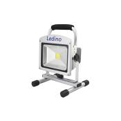Ledino - 11140206001111 20 W led noir, argent projecteur