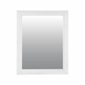 Miroir rectangulaire - Blanc - 40 x 50 x 1 cm