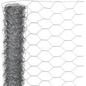 Nature - Grillage métallique hexagonal 1 x 10 m 25